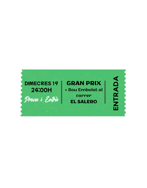 Gran Prix DIMECRES 19