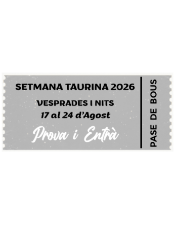 Pase de Bous 2026
